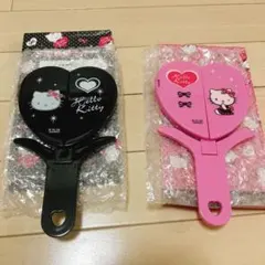 【箱潰れ有】ハローキティ　三面携帯ミラー　2種のサムネイル