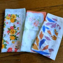 ブランド　ハンカチ3枚セット