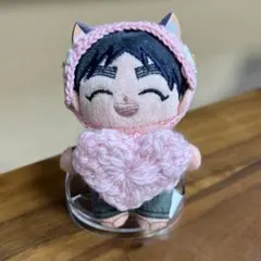 忍たま乱太郎　ほわぬい　手編みヘッドドレス&ハートマフラー