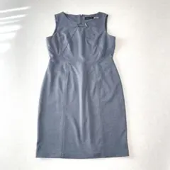 N*i様 イヴァンカトランプ 大きいサイズ 3L相当 ストレッチ 膝丈ワンピース