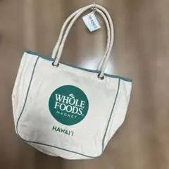 新品未使用ハワイWhole Foods Market エコバッグ 大容量廃盤