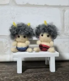 羊毛フエルト　節分【Babyアフロちゃん】