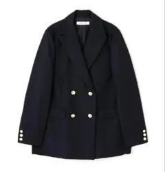 NATURAL BEAUTY BASIC ネイビージャケット　裏地ストライプ