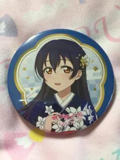 ラブライブ! 15周年×東京駅一番街 ハート型缶バッジ 園田海未 - メルカリ