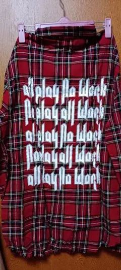 チェック柄ネルシャツ