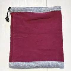 ネックウォーマー ふわふわ ボルドー 防寒 防風 秋冬用 保温 暖かい 裏起毛