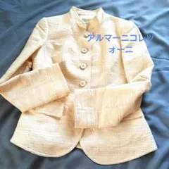 アルマーニコレツォーニ　ARMANIcollezioni ツイードジャケット　白のサムネイル