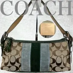 希少✨COACH コーチ ワンショルダーバッグ アクセサリーポーチ 肩掛け 総柄