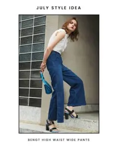 SLY ブーツカットデニム ダークブルー 新品タグ付き