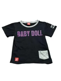BABY DOLL 黒 Tシャツ 120サイズ
