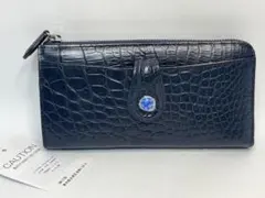 【新品未使用】三宝　MKW-130 　クロコダイル　長財布 パワーストーン付きのサムネイル