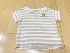 襟付きTシャツ 80サイズ 耳付き
