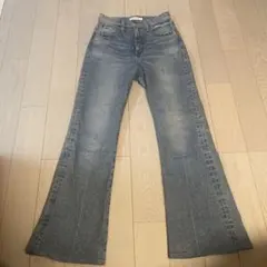 MOUSSY MVS BLACK FLARE フレアデニム　25インチ