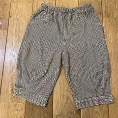 チェック柄パンツ 80