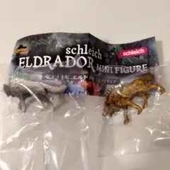 シュライヒ エルドラド ミニフィギュア スノーウルフ ゴールドウルフ セット