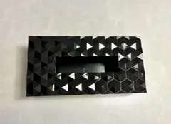 Francfranc フランフラン ティッシュボックス ブラック　ダイヤ