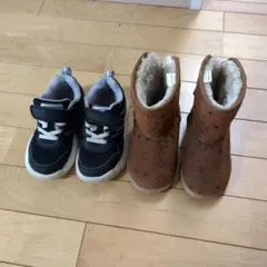 靴 17cm 子供用 女の子 スニーカー ブーツ セット