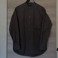 UNIQLO +J スーピマコットンオーバーサイズスタンドカラーシャツ オリーブ