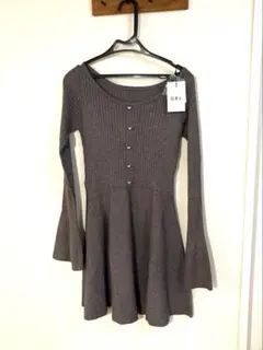 【新品】GRL グレーニット　Sサイズ