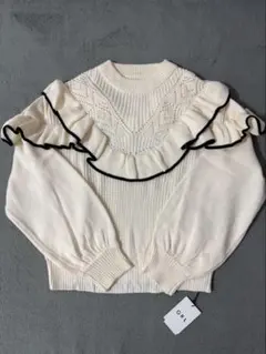 新品未使用！GRL♡フリル付きニット