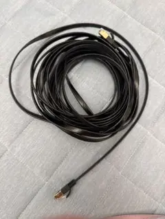 【未使用】MSL FORCE LANケーブル CAT7 8m フラット 黒