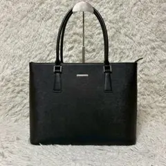 未使用級✨バーバリー サフィアーノレザー ノバチェック　トートバッグ