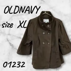 【美品】OLDNAVY ブラウン ダブルボタン ジャケット XLのサムネイル