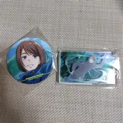 家入硝子 呪術廻戦 懐玉・玉折 ファンパレくじ アクリルブロック 缶バッジ