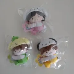 なにわ男子　サンリオコラボぬいぐるみ　道枝、大橋、長尾3体セット