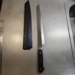 (値下げ不可)堺孝行　切付け　刺身包丁　尺のサムネイル