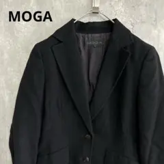 MOGA ウール　カシミヤ　テーラードジャケット　シンプル　綺麗め　ビジネス