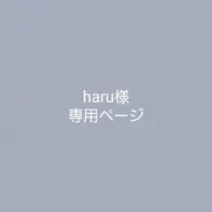 haru様•*¨*•.¸♬︎ 専用ページ