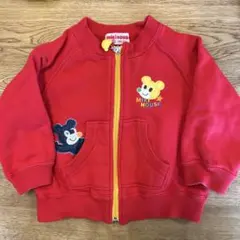 値下げ！MIKI HOUSE 赤 トレーナー 95cm