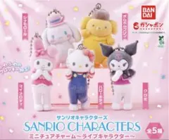 サンリオキャラクターズ　ミニチュアチャーム〜ライブキャラクター〜(マイメロディ)