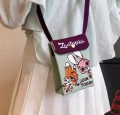 ズートピア ニック ジュディ ショルダーバッグ ポーチ 小物入れ