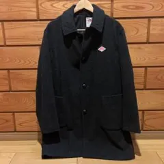 DANTON ダークグレー ウールピーコート　サイズ40