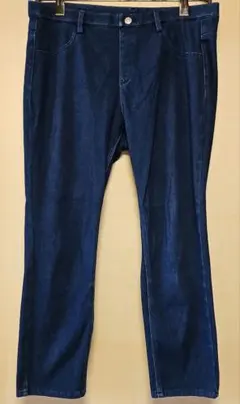 【UNIQLO】ウルトラストレッチデニムクロップドレギンスパンツ　ウエストゴム