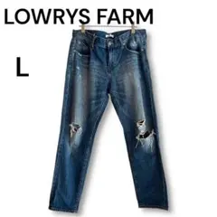 ローリーズファーム ダメージデニム ジーンズ デニムパンツ ユーズド加工