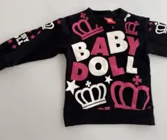 BABYDOLL　ベビードール　カーズプリントカットソー　ロンＴ　長袖　90