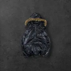 90s piko 短丈 ファー ダウンジャケット y2k 平成 グランジ お兄系