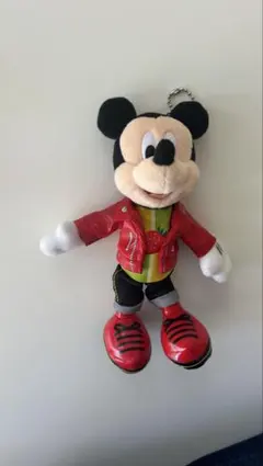 ミッキーマウス ぬいぐるみ 赤いジャケット