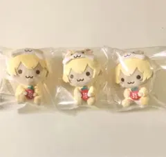 すとぷり　あにまるおすわりぬいぐるみキーホルダー　るぅと　くん　3点セット