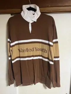wasted youth ニットポロシャツ M XLサイズ Wasted Youth Knit Polo ニットポロ 2024