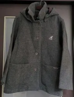 KANGOL　150　ウールコート　フード付