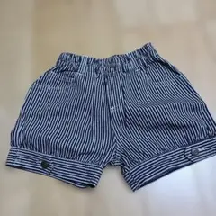 GU ストライプ柄 半ズボン ショートパンツ120cm