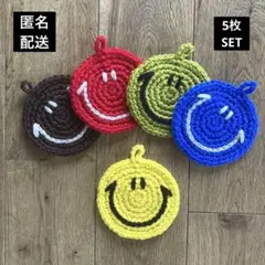 アクリルたわし 8枚セット エコたわし アクリルタワシ コースター ニコ