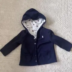 POLO　ラルフローレン　ネイビー フード付き パーカー