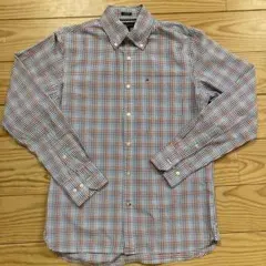 TOMMY HILFIGER メンズ チェック 長袖 シャツ