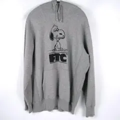FTC × SNOOPY パーカー グレー スヌーピー フーディエフティーシー
