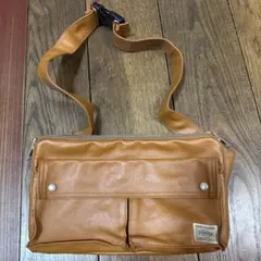 PORTER ブラウン ショルダーバッグ